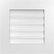 Ekena Millwork Vertical Surface Mount PVC Gable Vent: Functional, w/ 3-1/2"W x 1"P Standard Frame, 20"W x 20"H GVPVE20X2001SF - alternate 1
